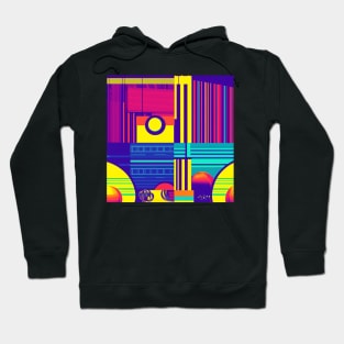 Retro Abstract Art Hoodie